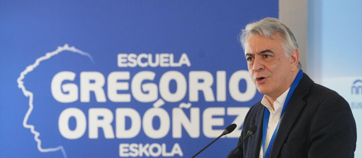 El presidente del PP del País Vasco, Javier De Andrés