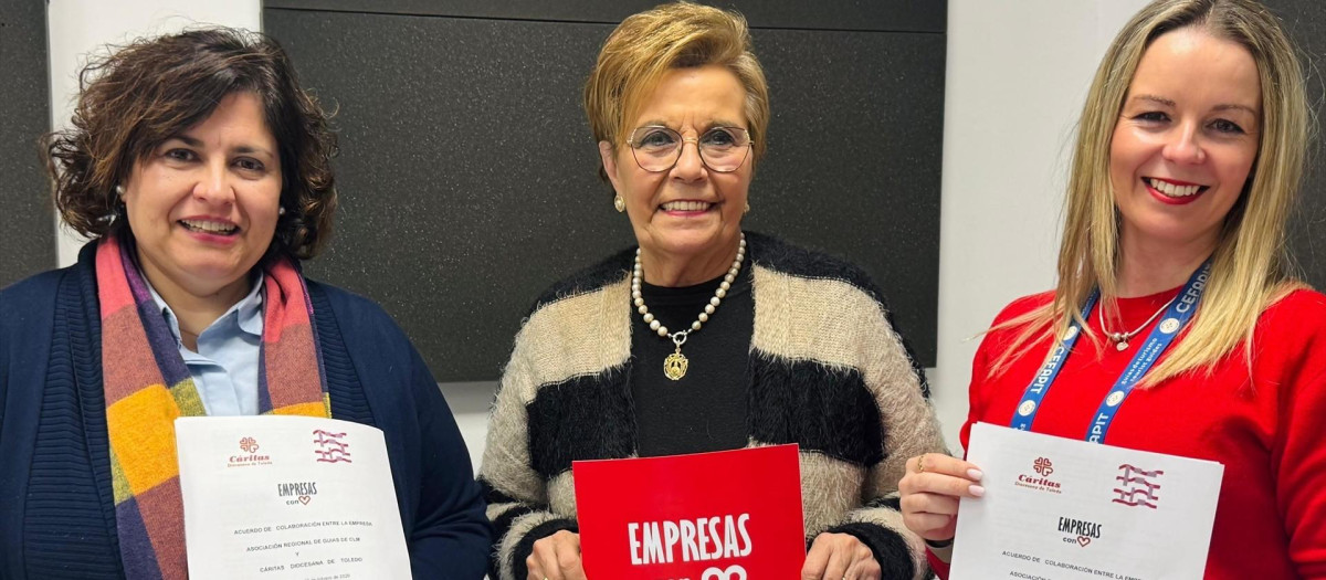 Cáritas Diocesana de Toledo y la Asociación Regional de Guías de C-LM .

REMITIDA / HANDOUT por CÁRITAS
Fotografía remitida a medios de comunicación exclusivamente para ilustrar la noticia a la que hace referencia la imagen, y citando la procedencia de la imagen en la firma
19/2/2026