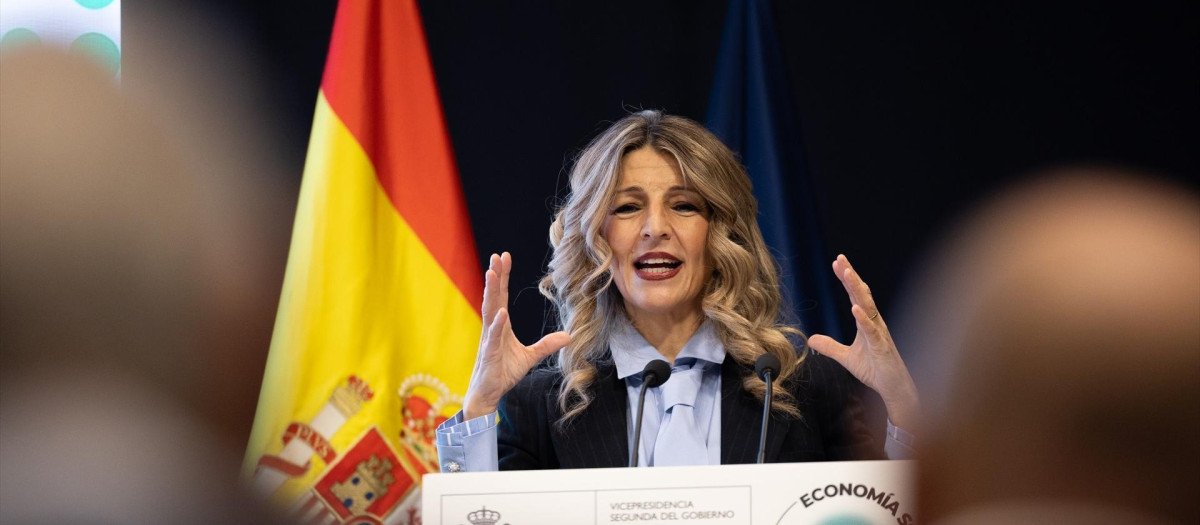La vicepresidenta segunda y ministra de Trabajo y Economía Social, Yolanda Díaz.
