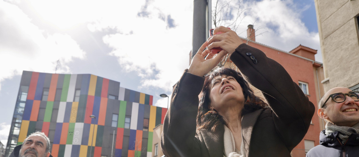 La ministra de Igualdad, Ana Redondo, este jueves, en Salamanca