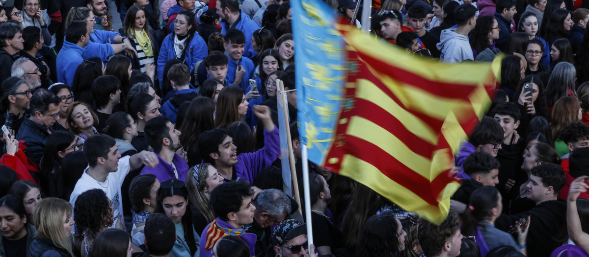 Imagen tomada durante la Crida del pasado año