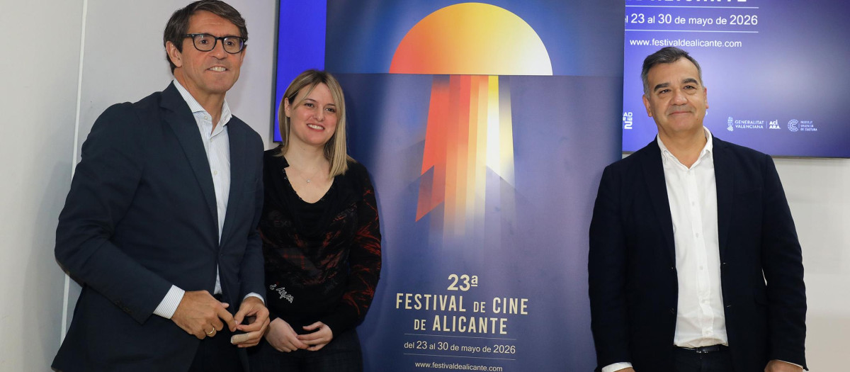 Imagen de la presentación del cartel del XXIII Festival de Cine de Alicante