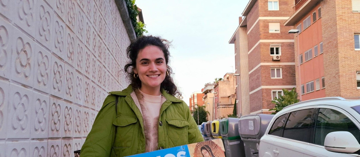Maria Ochoteco, frente al abortorio de la calle Dalmases