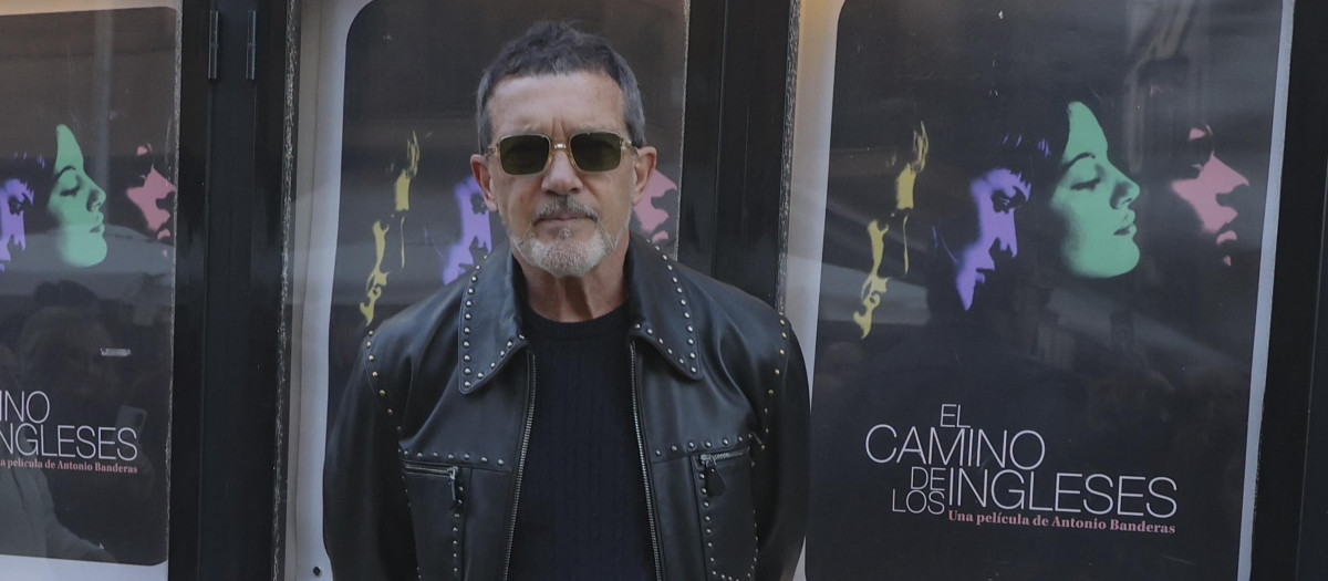 Antonio Banderas at the screening of the film "El camino de los ingleses" in Malaga on Friday, 20 February 2026.