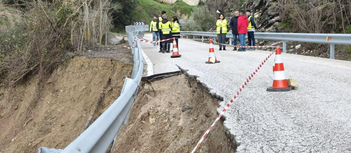 Desprendimiento en la A-333