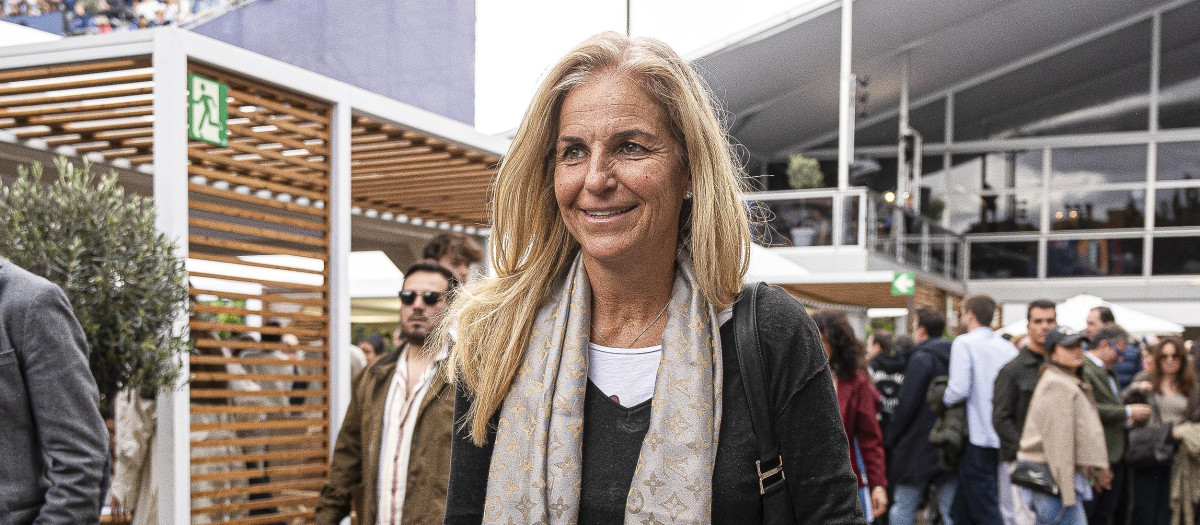 La extenista Arantxa Sanchez Vicario en Barcelona