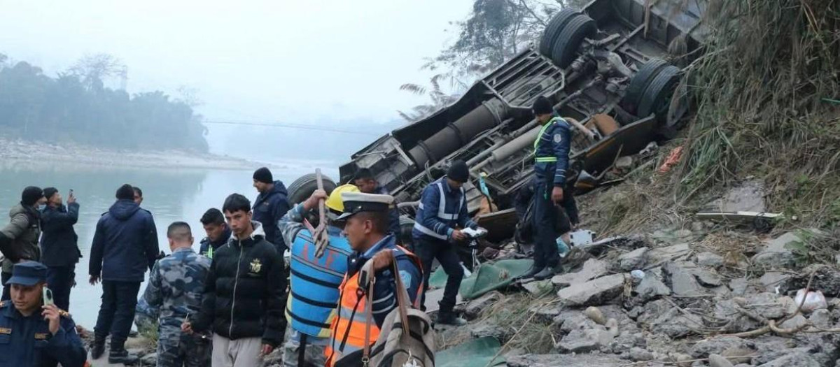 Accidente de autobús en Nepal