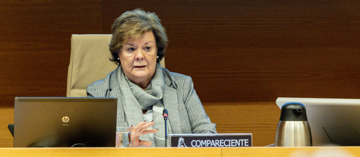 La presidenta del Tribunal de Cuentas, Enriqueta Chicano