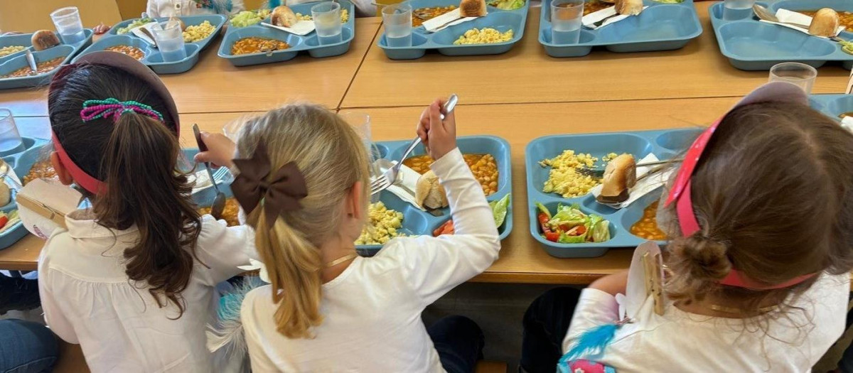 Imagen de archivo de un comedor escolar de Almería

REMITIDA / HANDOUT por JUNTA DE ANDALUCÍA
Fotografía remitida a medios de comunicación exclusivamente para ilustrar la noticia a la que hace referencia la imagen, y citando la procedencia de la imagen en la firma
09/4/2025