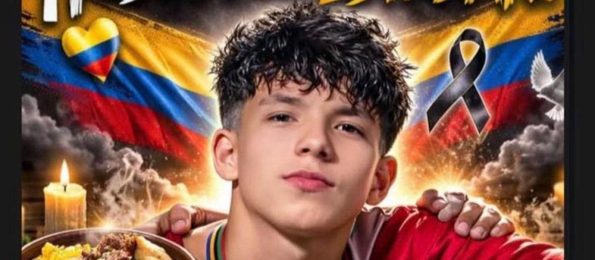 Cartel de una comida popular para recaudar dinero para la familia de Esteban Rubio, asesinado en Valladolid por un menor de 13 años