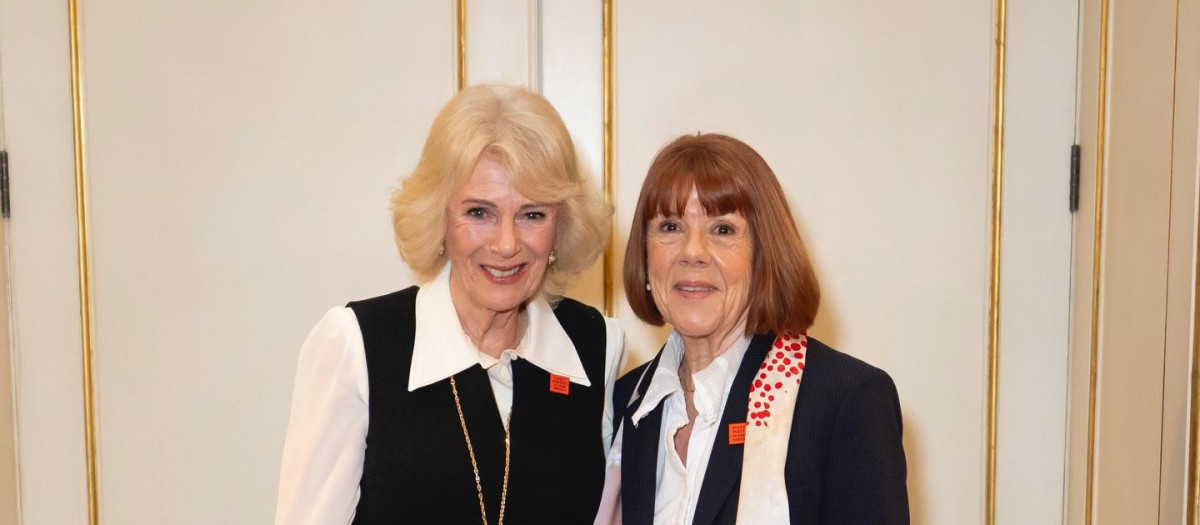 Camila con e Gisèle Pelicot at Clarence House.