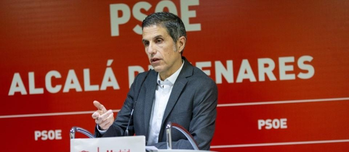 El portavoz del PSOE de Alcalá de Henares, Javier Rodríguez Palacios