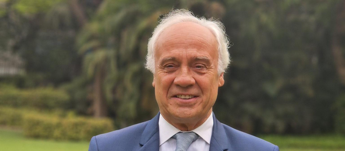 El embajador español en la India, Juan Antonio March Pujol