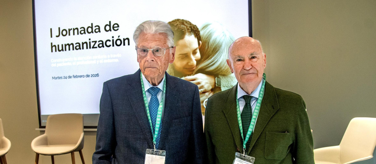 Imagen de Antonio Llombart y Tomás Trénor en la I Jornada de Humanización