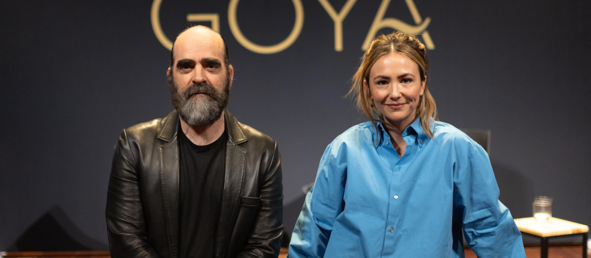 El actor Luis Tosar y Rigoberta Bandini