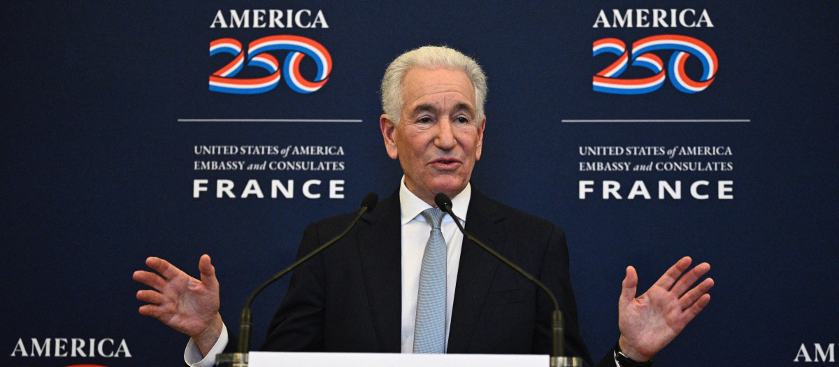 El embajador de Estados Unidos en Francia, Charles Kushner, en París