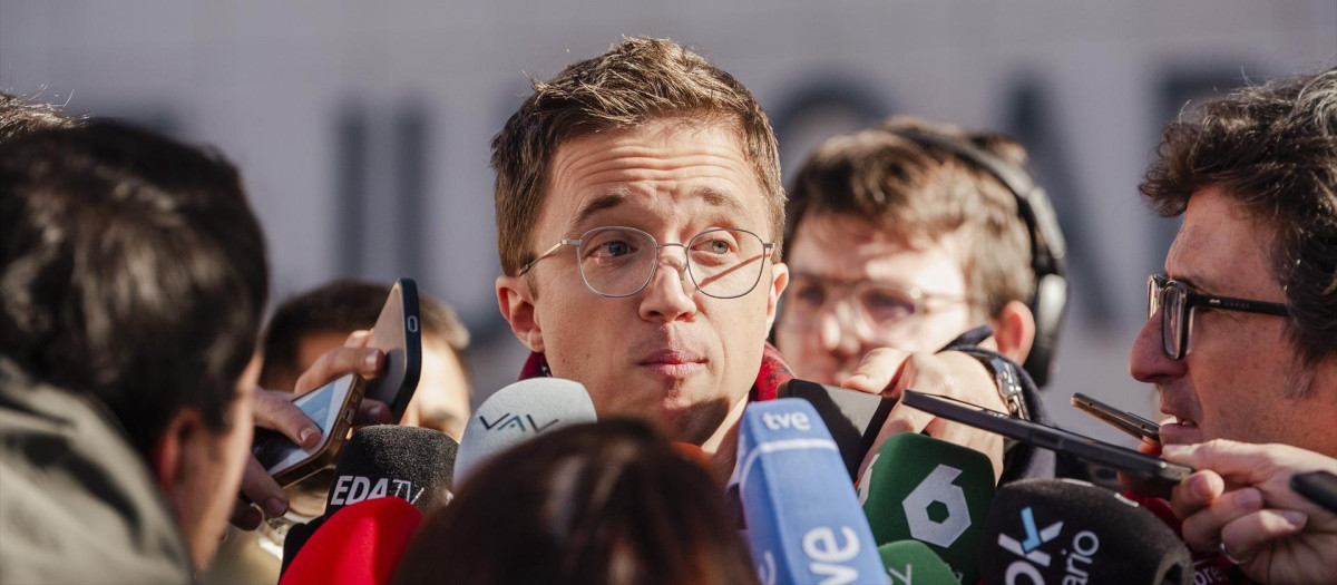 Iñigo Errejón, en una imagen de enero de 2025