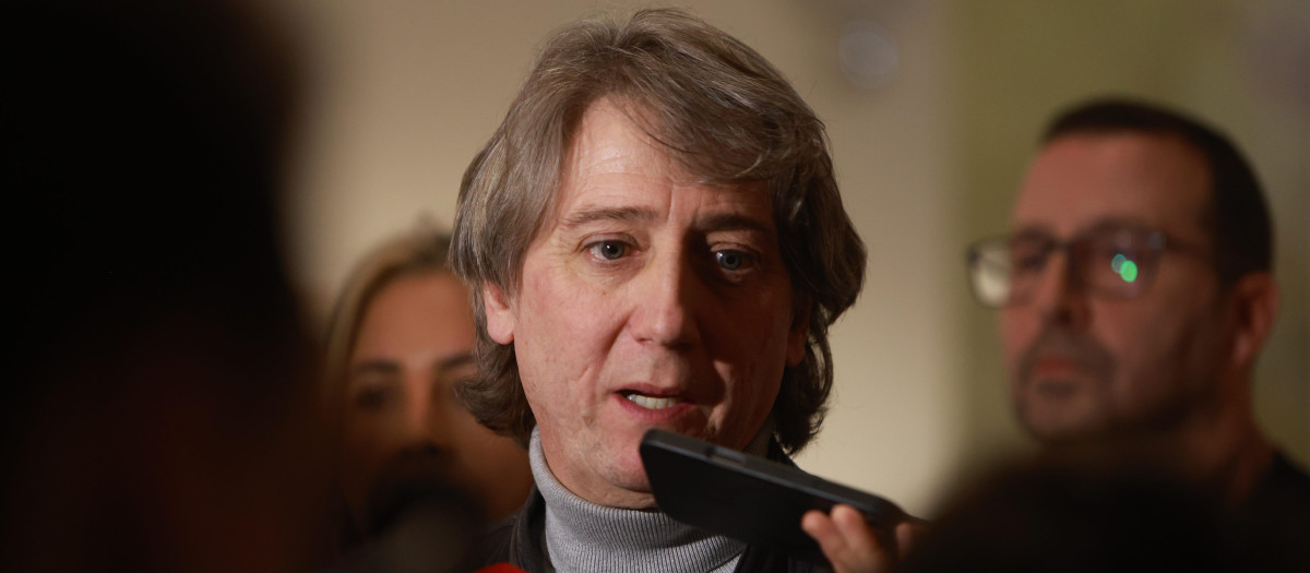 El secretario general del PSCyL y candidato a la Presidencia de la Junta, Carlos Martínez