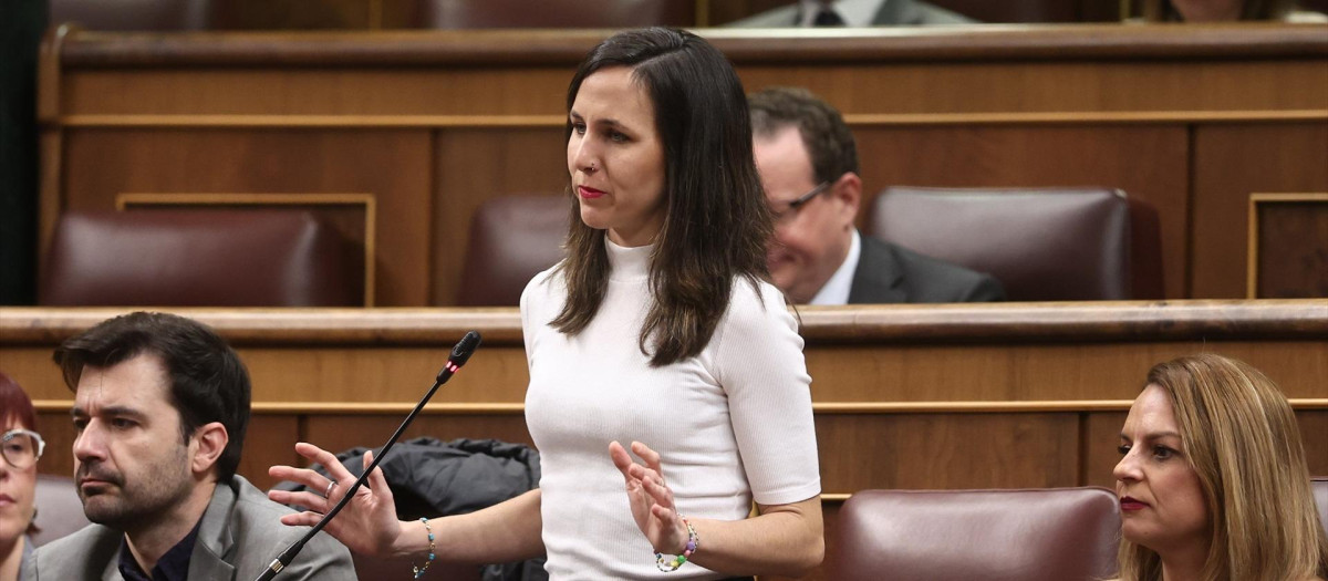 La secretaria general de Podemos, Ione Belarra.