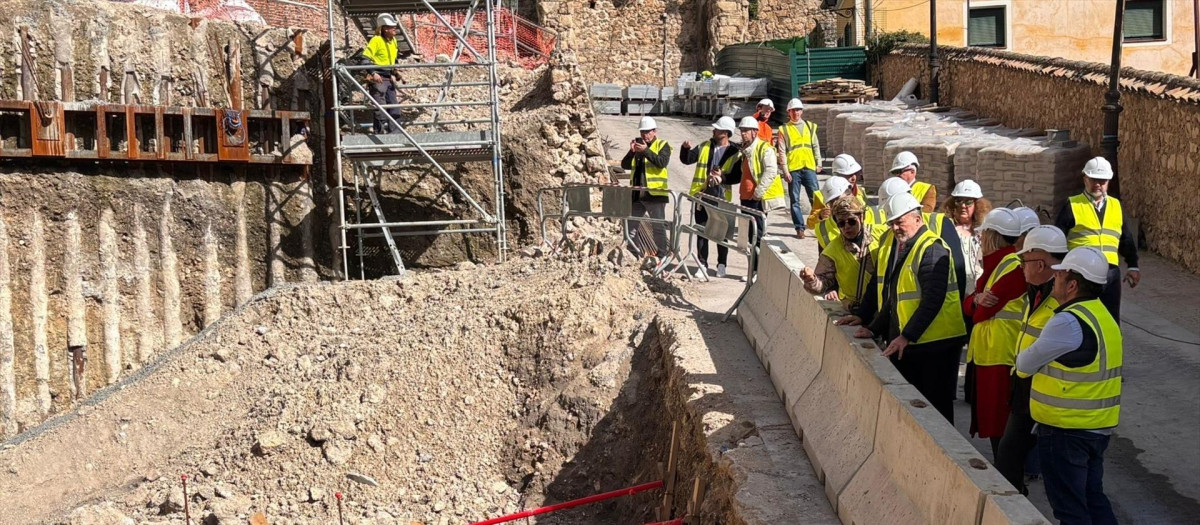 Obras de los remontes al Casco de Cuenca.

EUROPA PRESS
25/2/2026