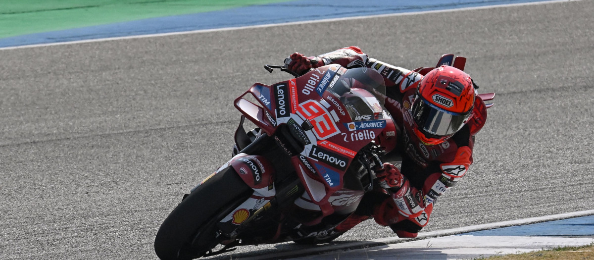 Marc Márquez, durante los tests de pretemporada de MotoGP