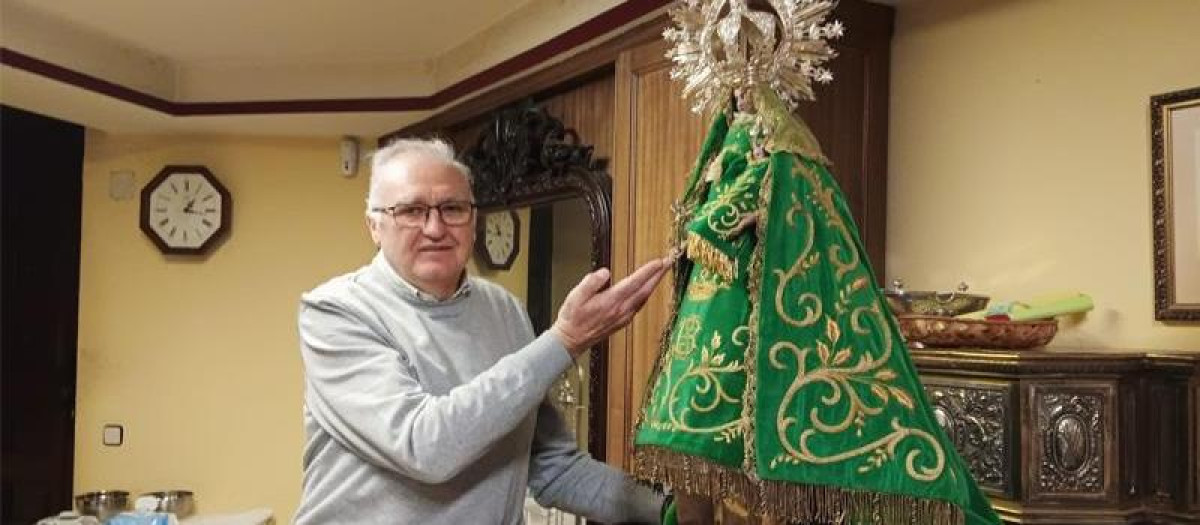 Pedro, sacristán de Nuestra Señora del Buen Suceso durante 43 años