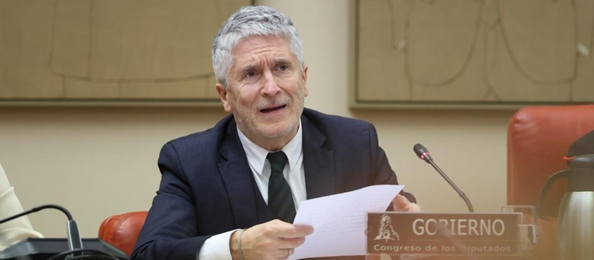 El ministro del Interior, Fernando Grande Marlaska, comparece ante la Comisión de Interior del Congreso