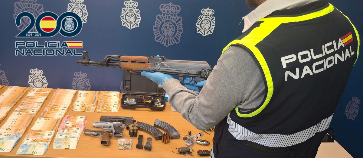 Efectos intervenidos por la Policía Nacional en la operación