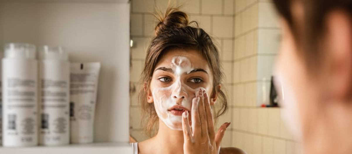 Rutina de limpieza facial