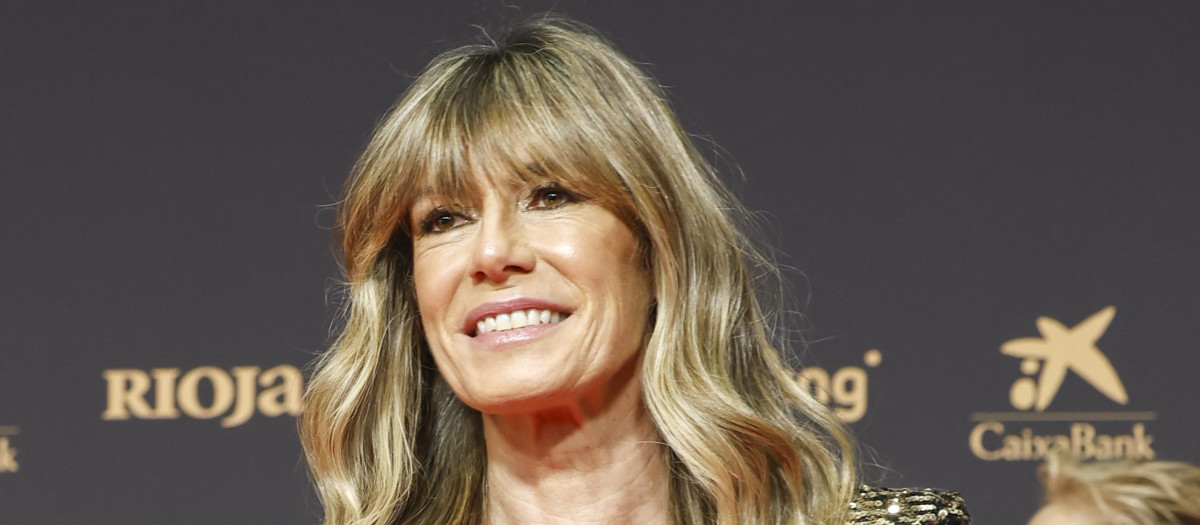 Begoña Gómez, posando en la gala de los Premios Goya 2026