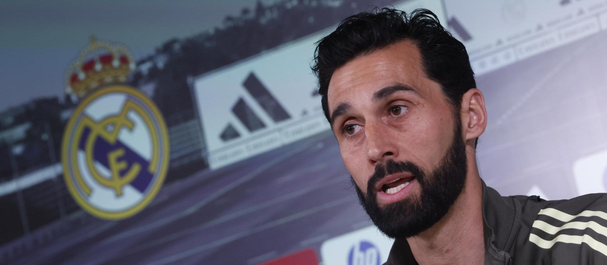 Álvaro Arbeloa, durante la rueda de prensa previa al duelo frente al Getafe