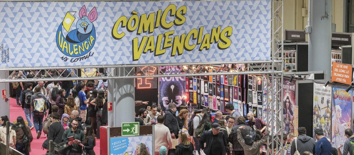 Imagen tomada del Salón del Cómic de Valencia.

REMITIDA / HANDOUT por MARCOS SORIA ROCA
Fotografía remitida a medios de comunicación exclusivamente para ilustrar la noticia a la que hace referencia la imagen, y citando la procedencia de la imagen en la firma
01/3/2026