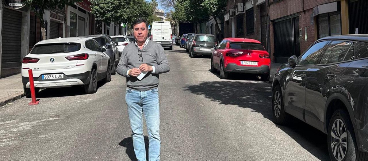 Miguel Ruiz Madruga, en la calle Marruecos