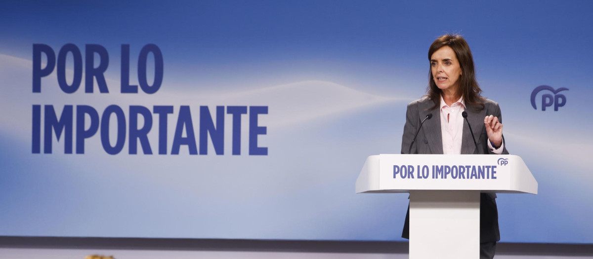 La diputada nacional y vicesecretaria de Sanidad y Política Social del PP, Carmen Fúnez