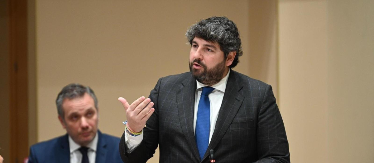 (Foto de ARCHIVO)
El presidente de la Región de Murcia, Fernando López Miras, en la Asamblea Regional

Carme Ripollés / Europa Press
12/2/2026