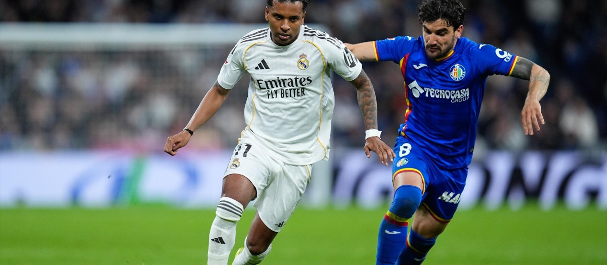 Rodrygo se rompió el cruzado en el duelo ante el Getafe