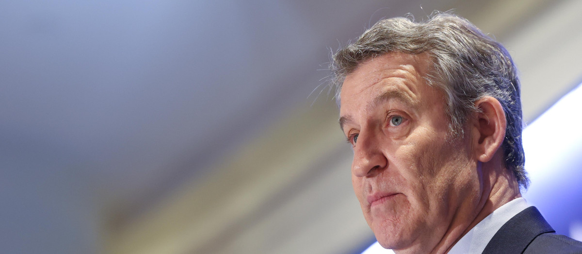 El presidente del Partido Popular, Alberto Núñez Feijóo