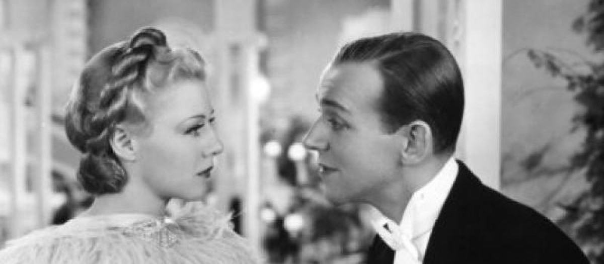 Fotograma de los actores Fred Astaire y Ginger Rogers