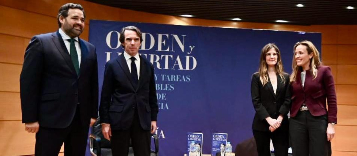 El ex-presidente del gobierno, José María Aznar presenta su libro 'Orden y Libertad' en Albacete