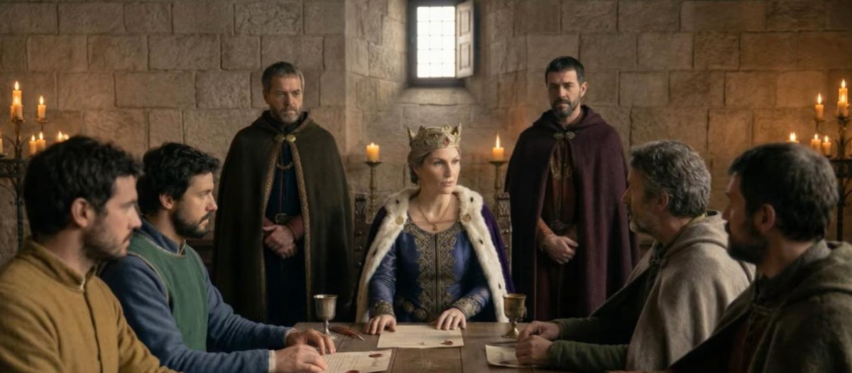 Fotograma del cortometraje sobre la reina Urraca I de León