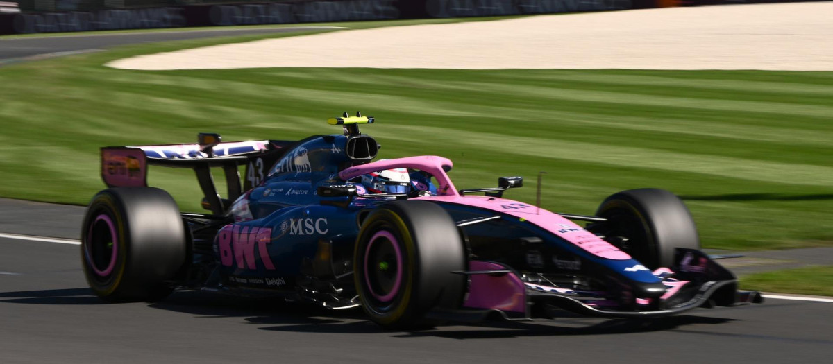 Franco Colapinto, durante el Gran Premio de Australia