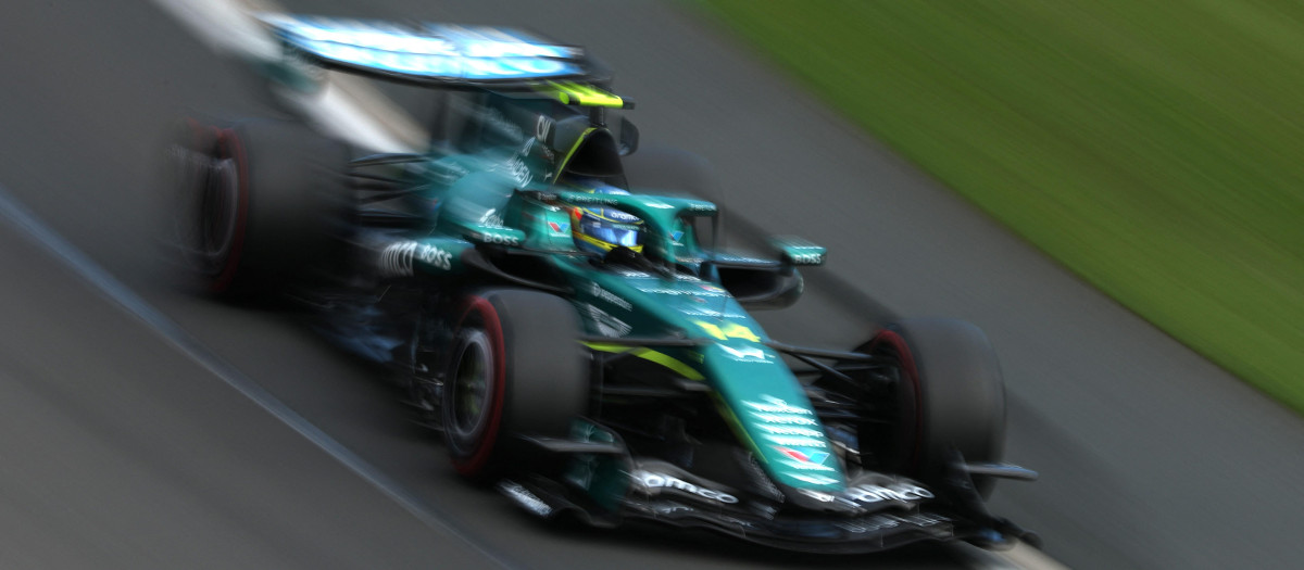 Fernando Alonso, durante el Gran Premio de Australia 2026