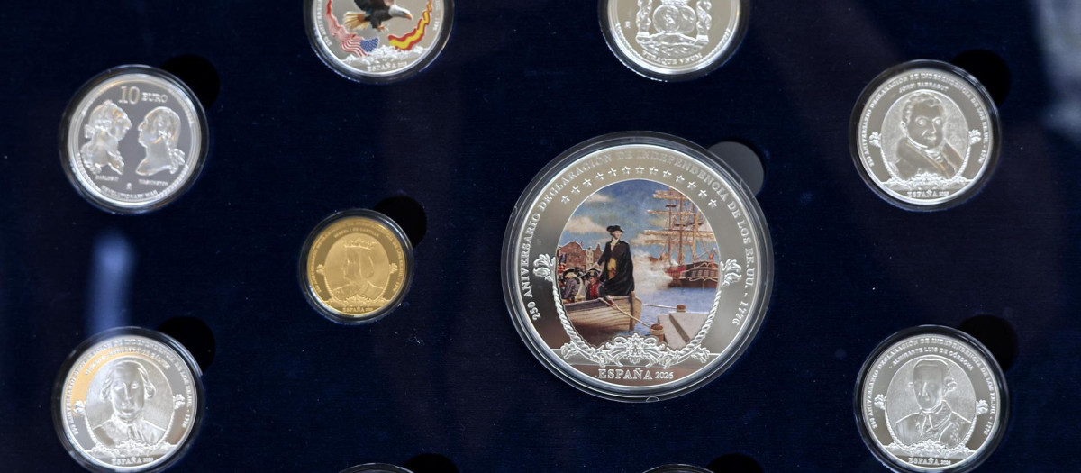 La colección numismática '250 Aniversario. España y la Independencia de los EE.UU.'