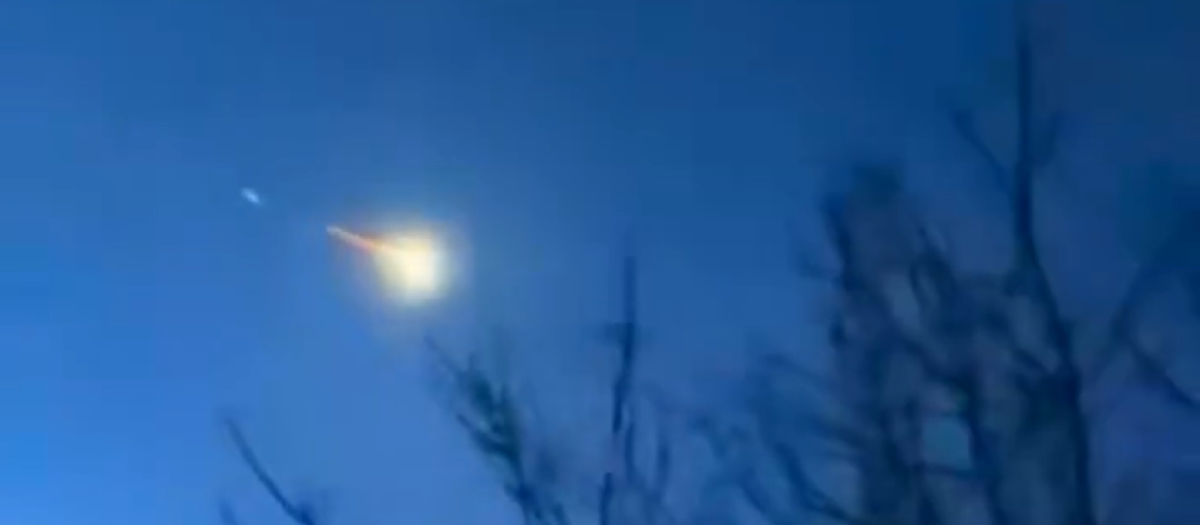 Bola de fuego vista en varios países de Europa