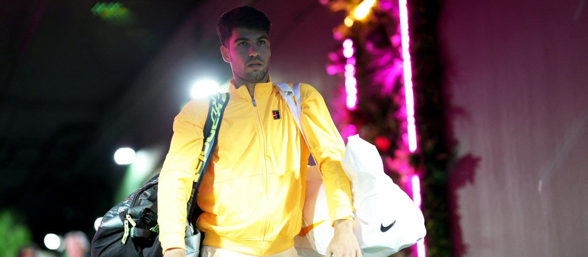 Carlos Alcaraz, en Indian Wells 2026