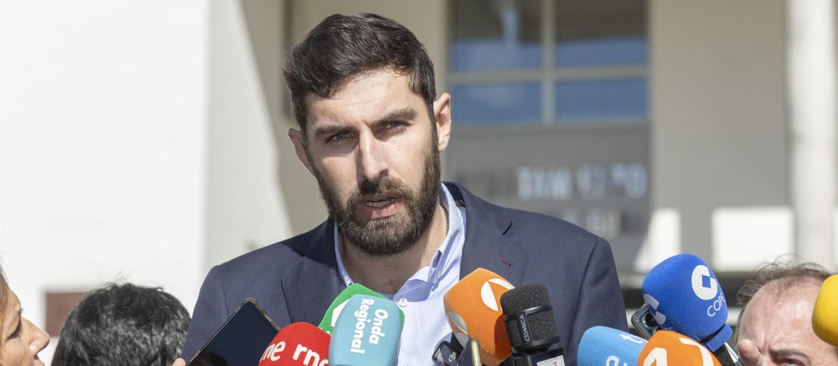 José Ángel Antelo, en declaraciones a medios en Molina de Segura, Murcia