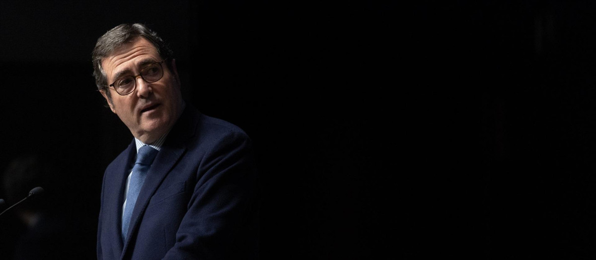 El presidente de la CEOE, Antonio Garamendi.