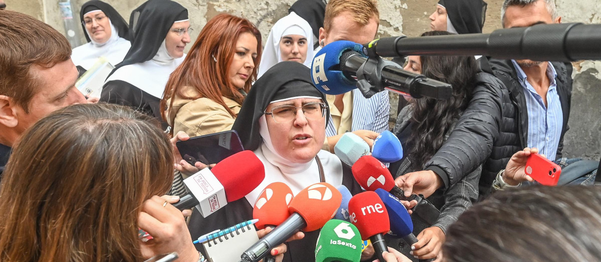 Vista en el juicio verbal de desahucio de las exmonjas del monasterio de Belorado (Burgos)