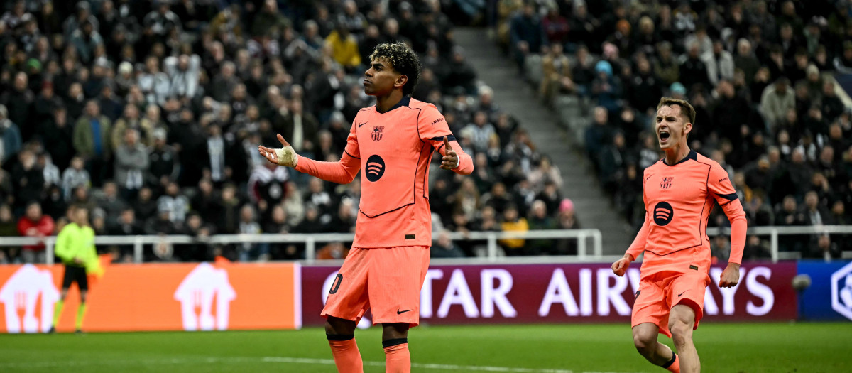 Lamine Yamal rescató al Barça desde los once metros