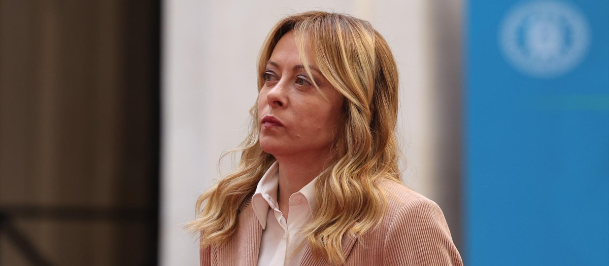 Imagen de archivo de la primera ministro de Italia, Giorgia Meloni